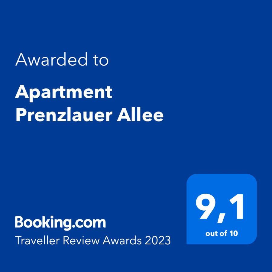 Apartment Prenzlauer Allee Berlin Extérieur photo